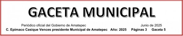 Gaceta Municipal Junio 