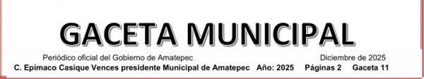 Gaceta Municipal Diciembre