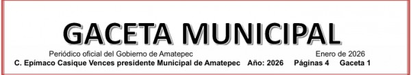 Gaceta Municipal Enero