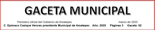 Gaceta Marzo