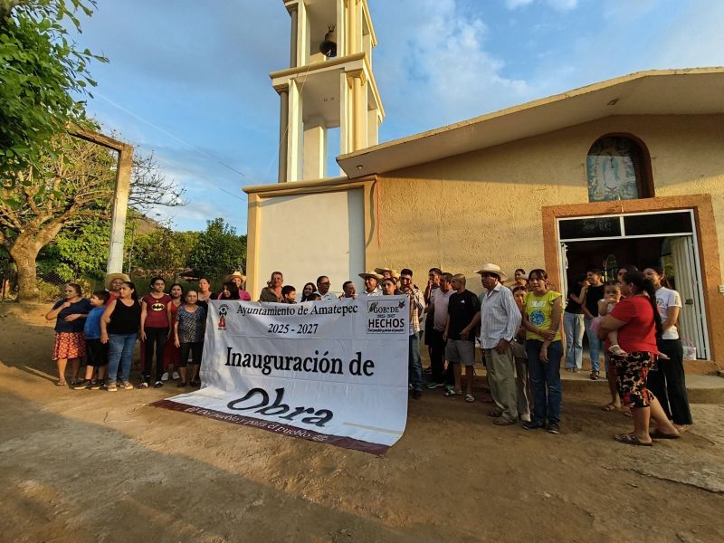 INAUGURACIÓN DE OBRA EN QUIMICHATENCO